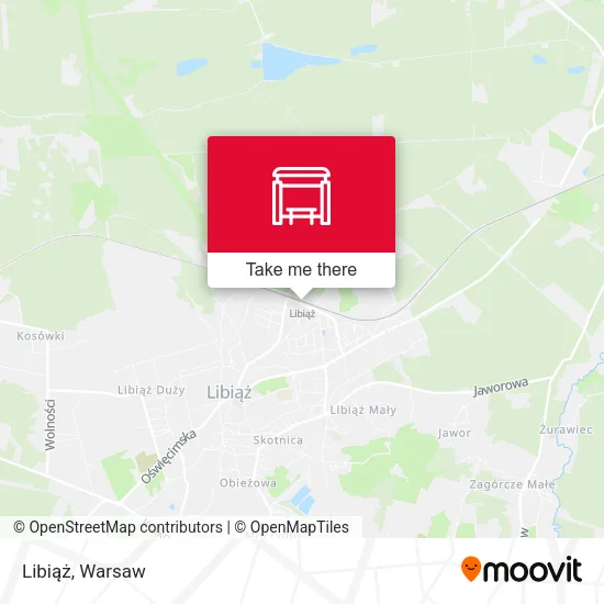 Карта Libiąż