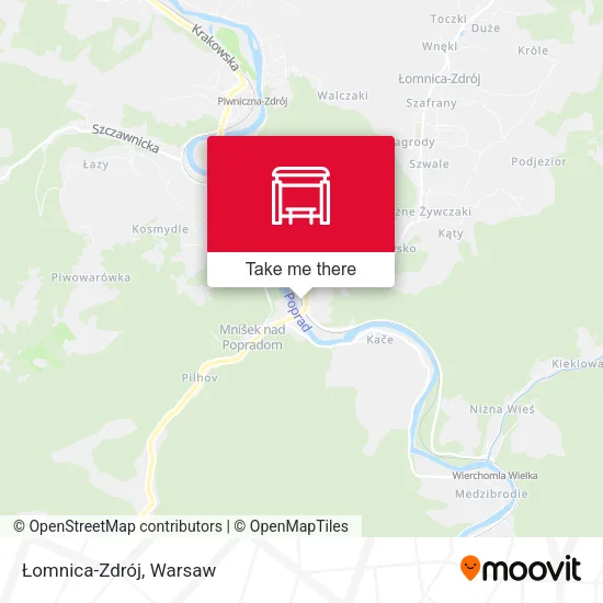 Карта Łomnica-Zdrój