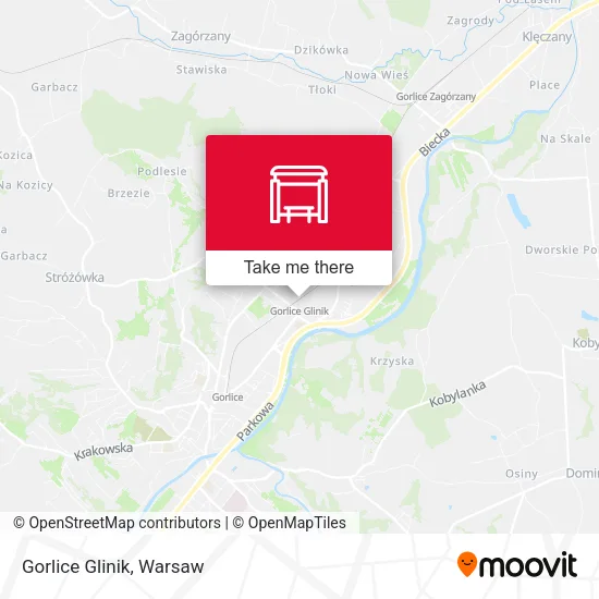 Карта Gorlice Glinik