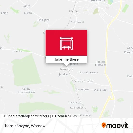 Карта Kamieńczyce