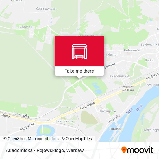Карта Akademicka - Rejewskiego