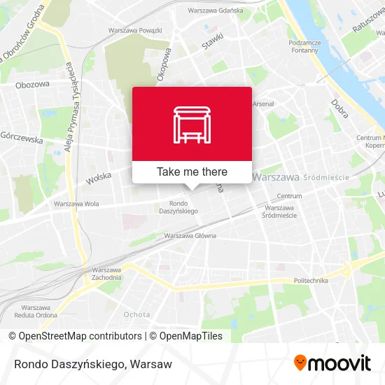 Карта Rondo Daszyńskiego
