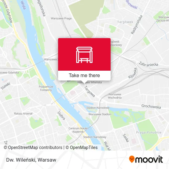 Карта Dw. Wileński