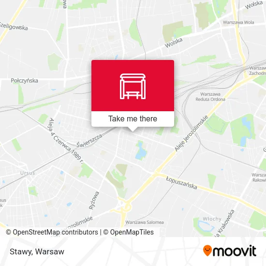 Карта Stawy