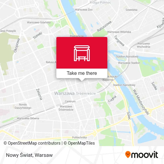 Nowy Świat map