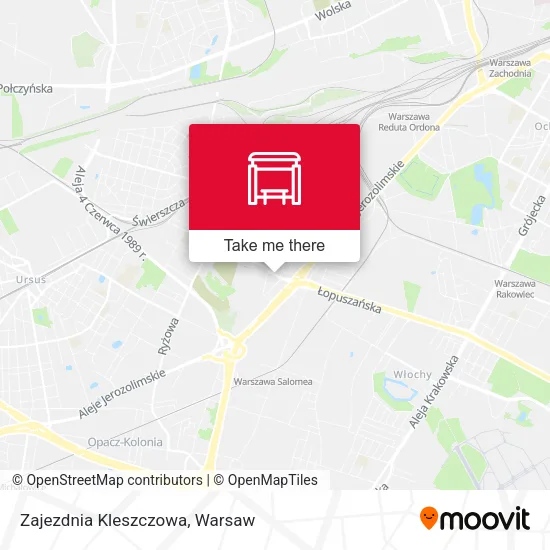 Карта Zajezdnia Kleszczowa