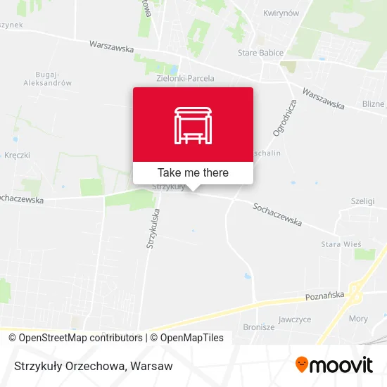 Карта Strzykuły Orzechowa