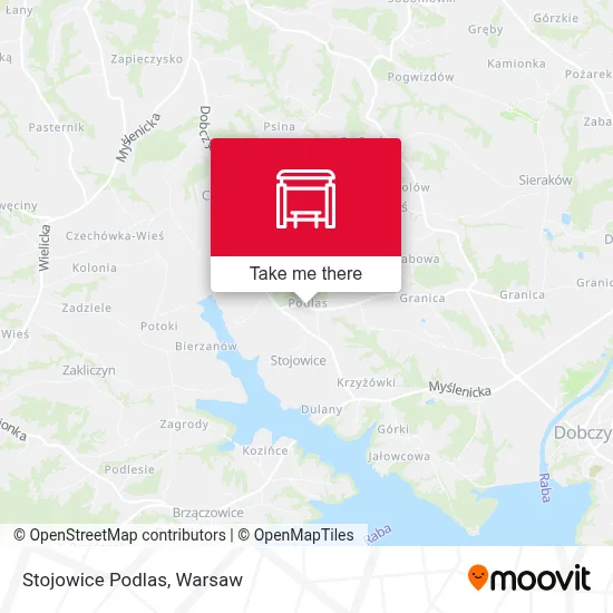 Stojowice Podlas map
