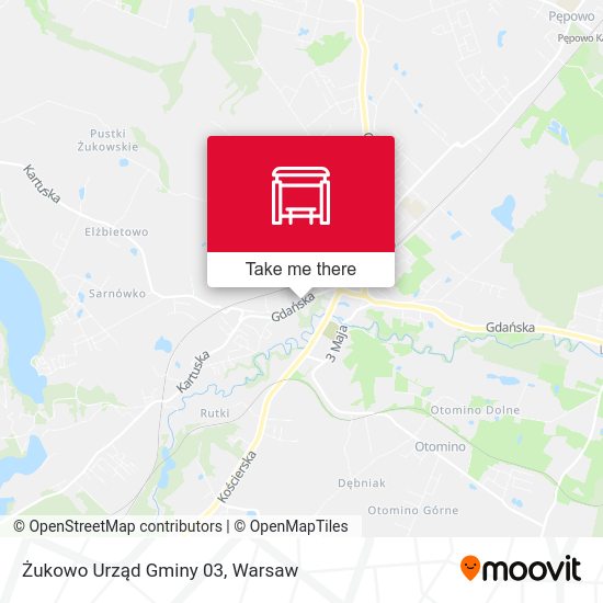 Żukowo Urząd Gminy 03 map