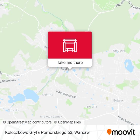 Koleczkowo Gryfa Pomorskiego 53 map