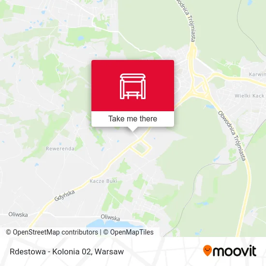 Rdestowa - Kolonia 02 map