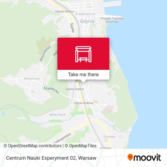 Centrum Nauki Experyment 02 map