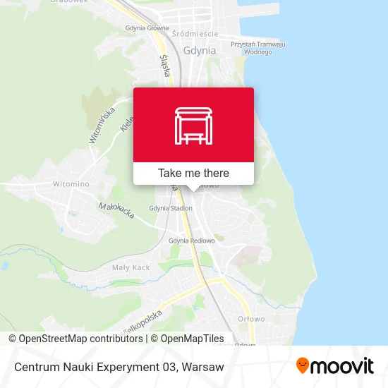 Карта Centrum Nauki Experyment 03