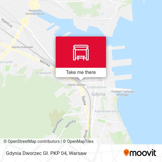 Gdynia Dworzec Gł. PKP 04 map