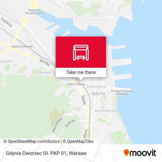 Gdynia Dworzec Gł. PKP 01 map