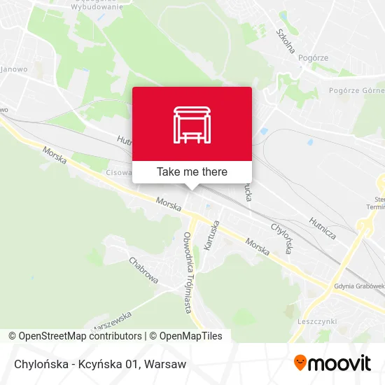 Chylońska - Kcyńska 01 map