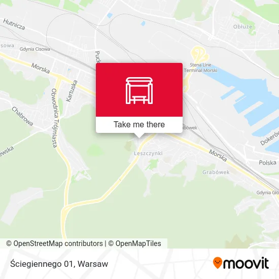 Карта Ściegiennego 01