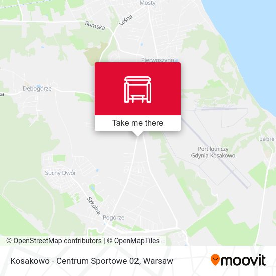 Kosakowo - Centrum Sportowe 02 map