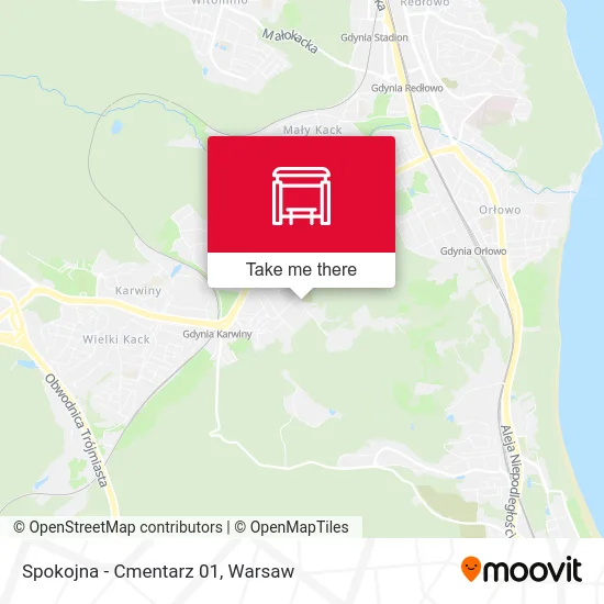 Карта Spokojna - Cmentarz 01