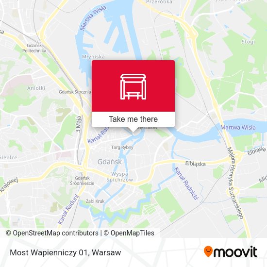 Карта Most Wapienniczy 01