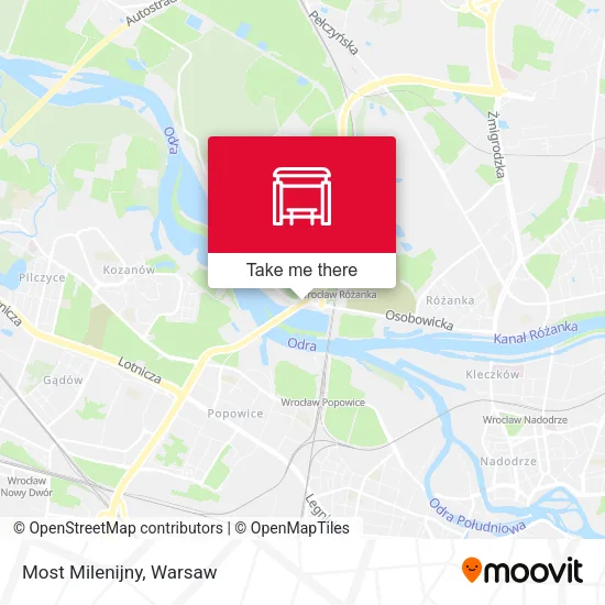 Карта Most Milenijny