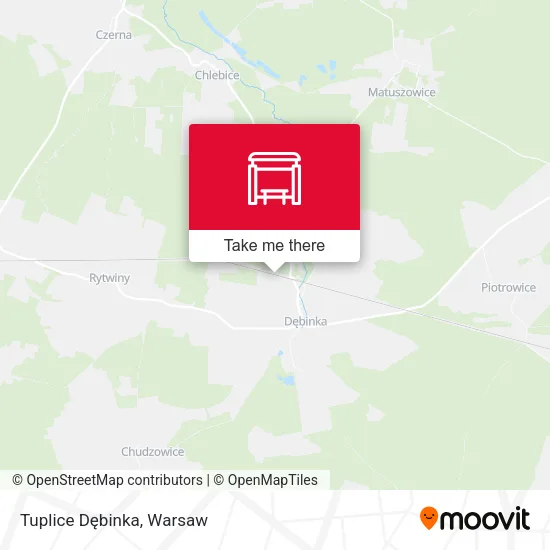 Карта Tuplice Dębinka