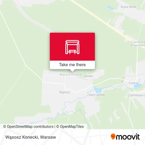 Карта Wąsosz Konecki
