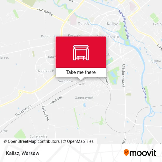 Карта Kalisz