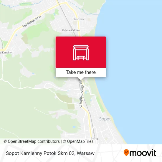 Карта Sopot Kamienny Potok Skm 02