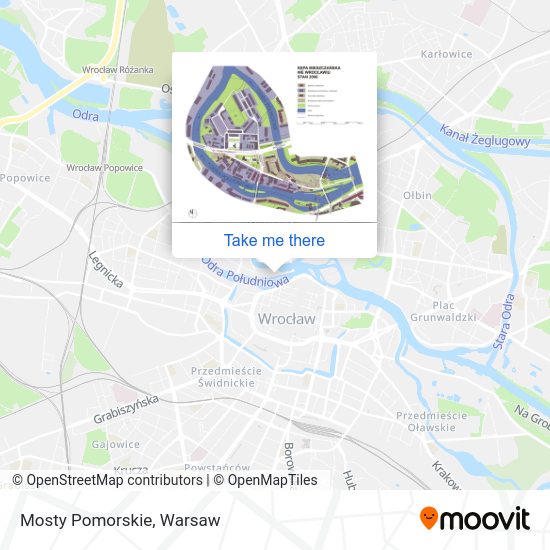 Mosty Pomorskie map