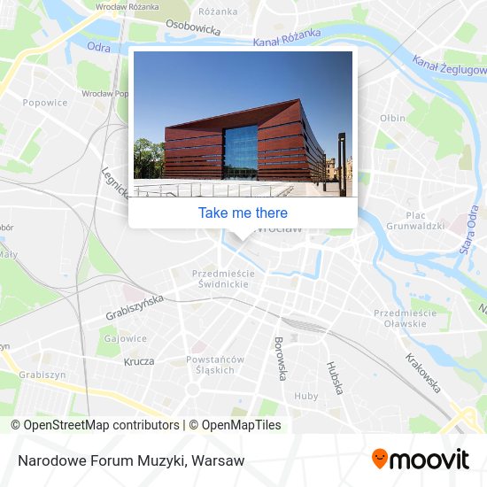 Narodowe Forum Muzyki map