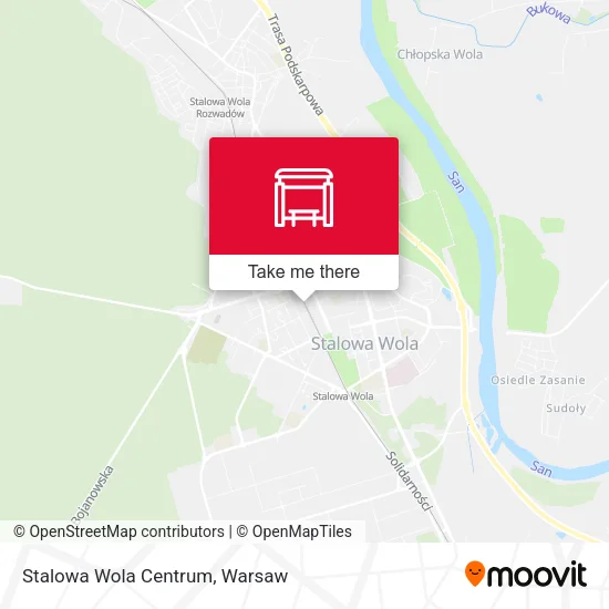 Карта Stalowa Wola Centrum