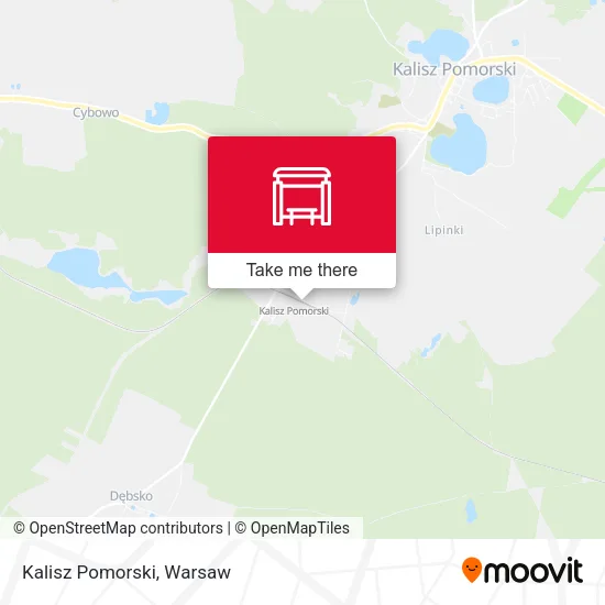Карта Kalisz Pomorski