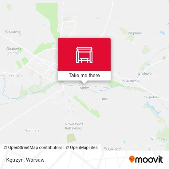 Карта Kętrzyn