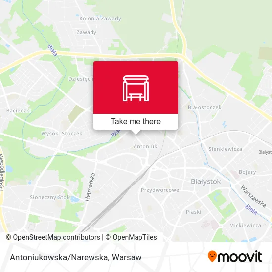 Карта Antoniukowska/Narewska
