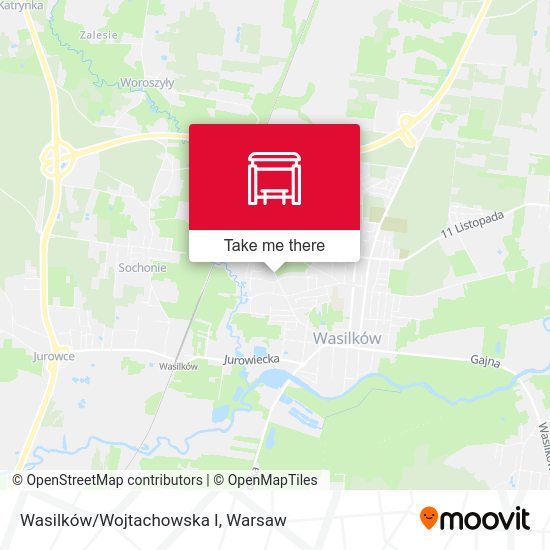 Wasilków/Wojtachowska I map