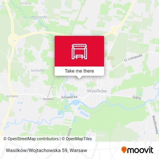 Wasilków/Wojtachowska 59 map