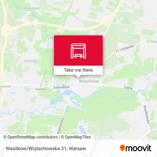 Wasilków/Wojtachowska 31 map