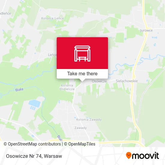 Карта Osowicze Nr 74