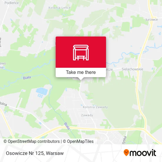 Карта Osowicze Nr 125