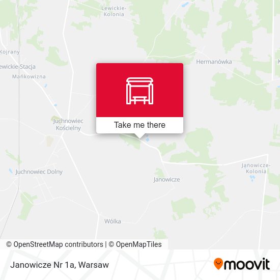 Janowicze Nr 1a map