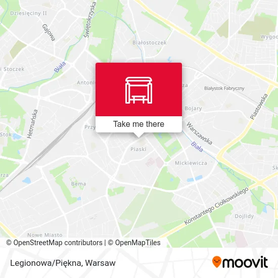 Карта Legionowa/Piękna