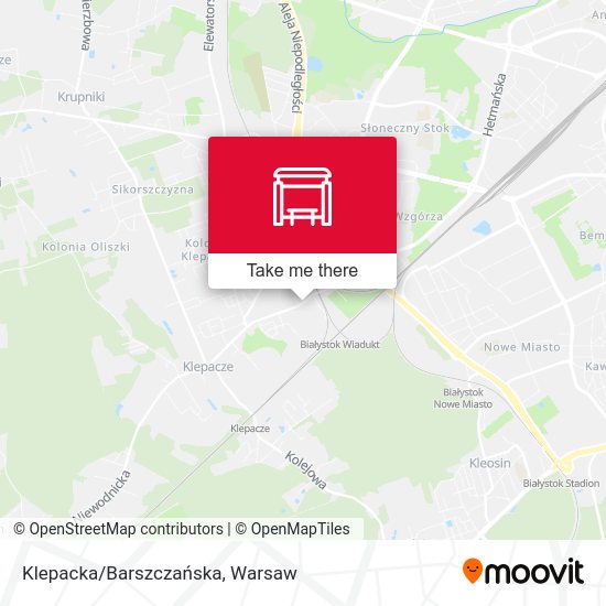 Карта Klepacka/Barszczańska