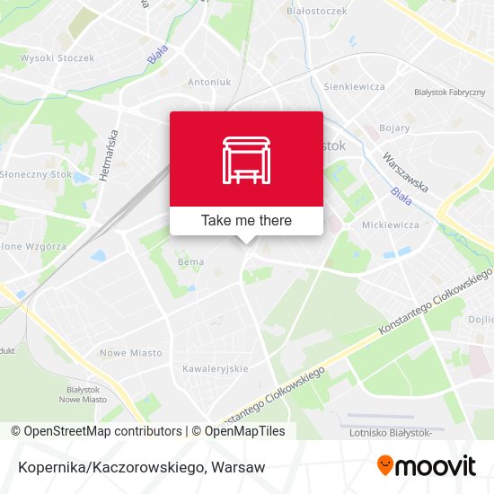 Kopernika/Kaczorowskiego map