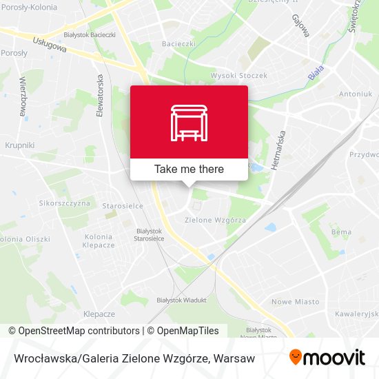 Wrocławska / Galeria Zielone Wzgórze map