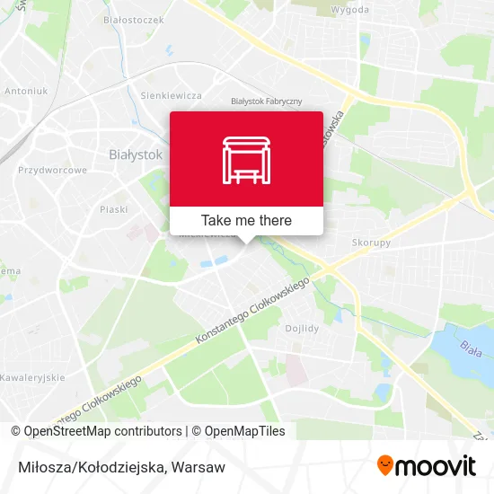 Карта Miłosza/Kołodziejska