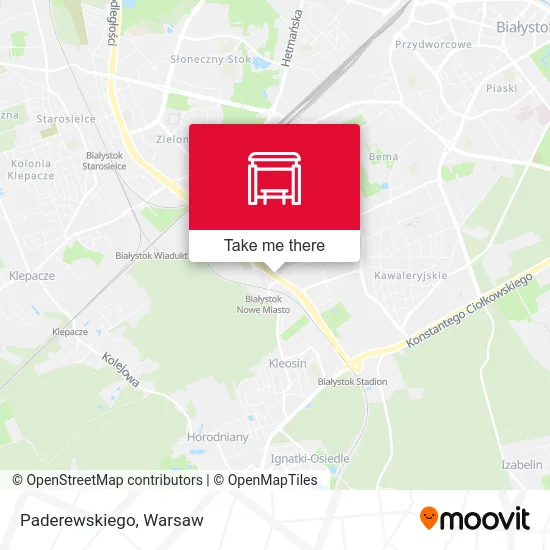 Карта Paderewskiego