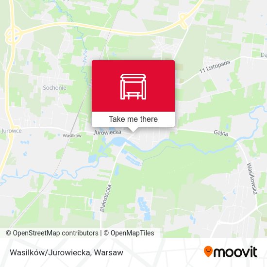 Wasilków/Jurowiecka map