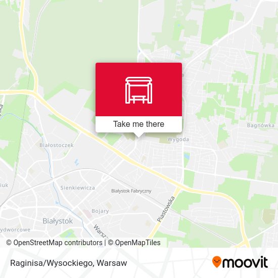 Raginisa/Wysockiego map