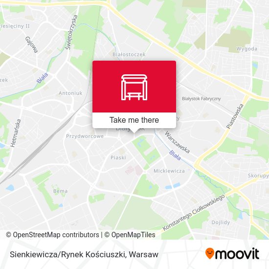 Sienkiewicza/Rynek Kościuszki map